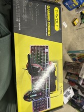T-WOLF TF-240 RGB LED Light 4 IN 1 Gaming Combo - Headset, Mouse & Pad, Keyboard picture