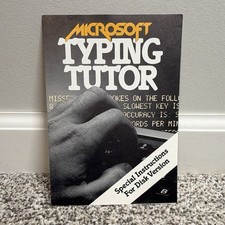 Microsoft Typing Tutor Disk Version Special Instructions Manual (Vintage) picture