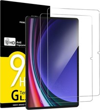 2 Pack Ultra Resistant Tempered Glass Screen Protectors for Samsung Galaxy Tab S picture
