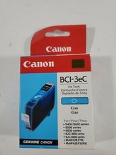Canon BCI-3eC Cyan Ink Tank / Cartridge Genuine Cannon NIB BOX WEAR EXPIRED picture