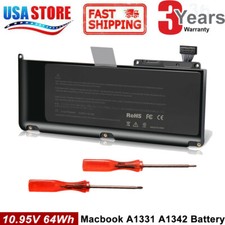 For Apple MacBook Battery A1331 63.5WH For Unibody 13