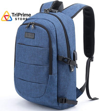 Tzowla Travel Laptop Backpack Water Resistant Standard 15.6inch, A-blue picture