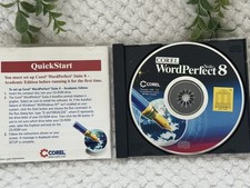 Corel WordPerfect Suite 8 CD Complete Windows 95 NT Academic Vintage Software picture