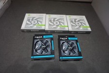 3 Ek Vardar Evo 140er White and Two Fractal Computer fans Job Lot picture