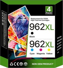 4PK 962XL Ink Cartridges for HP Officejet Pro 9010 9015 9018 9020 9025 Printers picture