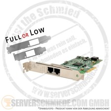 Intel Lenovo i350-T2 2x 1GbE Network LAN Ethernet PCIe x4 Controller 00YK612 7ZT picture