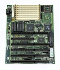 AMD Am386DX-40 ALi M1429 M1431 Motherboard 128KB Cache Baby AT ISA Working picture