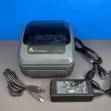 ZEBRA GK420D DIRECT THERMAL LABEL PRINTER BARCODE GRAY 203 DPI USB LAN ETHERNET picture