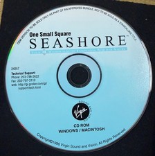 Vintage 1996 One Small Square Seashore Grolier Windows Mac CD-ROM OEM Disc picture