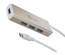 j5create USB-C 3.1 3-Port USB 3.0 Hub & 4K HDMI JCH451 NEW SEALED picture