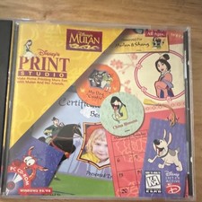 Disney Interactive Disney's Print Studio Mulan CD-ROM for Windows 95/98 picture