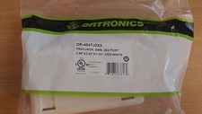 OR-404TJ2x2 ORTRONICS TracJack Plastic Surface Box 2-Port - QTY 2 picture
