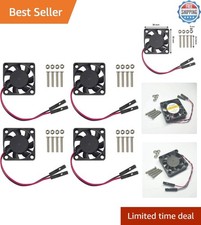 Durable 30mm Raspberry Pi DC Fan - Quiet Cooling for All Models - 4-Piece picture