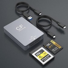CFexpress Type B & SD Card Reader, USB 3.2 Gen 2 10Gbps High-Speed Adapter picture