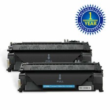 2PK CF280A 80A Black Laser Toner Cartridge for HP LaserJet Pro 400 M401dn USA picture