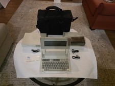 HP Portable 110 Computer, HP 9114 Floppy Drive, HP 2225B Printer,  HP Bag Lot picture