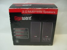 GIGAWARE 2.0 MULTIMEDIA COMPUTER SPEAKERS PC OR MAC picture