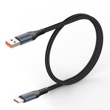 JSADZKJ 66W Fast Charging USB A to C Cable Nylon Braided Type C Charging...  picture
