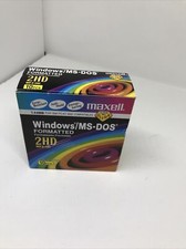 Maxell Windows/MS-DOS Formatted 2HD Open box 10 pcs picture