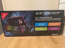 Medion Erazer 4-in-1 Pro Gaming Kit RGB Keyboard Mouse Headset Pad picture