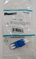Panduit CMDSLCZBU LC Duplex Mini-com Module Fiber Optic Adapter Split Sleeves picture