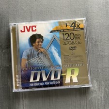 JVC DVD-R for DATA Single High Speed 4X 4.7GB Data Disc VD-R47DU - Sealed New picture