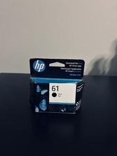 Genuine HP 61 Black Original Ink Cartridge OEM Exp 10/23 picture