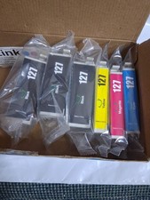 6 EZ Ink Cartridges in Open Box 3 Black 1 Magenta 1 Yellow 1 Cyan  Sealed  picture
