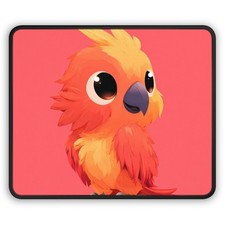 Cute Sun Conure Parrot Gaming Mouse Pad | Colorful Bird Illustration picture