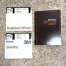 Broderbund Bank Street Speller Spelling Checker Apple II+/IIe 5.25