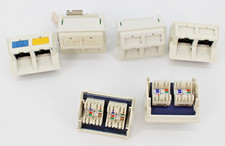 Lot 6 Siemon CT Cat 6 Outlet Dual RJ45 UTP CT-C6-C6-02 White 2-Port 70041623342 picture