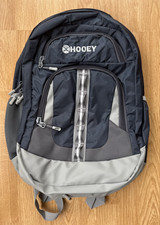 Hooey OX Backpack Navy Gray Aztec 40L Rain Cover Hat Strap Travel Bag New picture