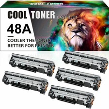 5-Pack CF248A Black Toner Replacement for HP 48A LaserJet Pro M15A M16W MFP M30W picture