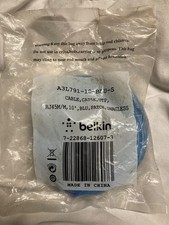 Belkin Cat. 5e Utp Patch Cable - Rj-45 Male to Male - 10ft - Blue - snagless new picture