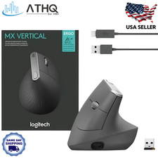 Logitech MX Vertical Advanced Ergonomic Wireless Optical Mouse 910-005447 - NEW picture