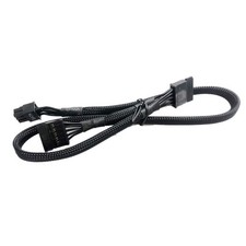 6 Pin To 2X SATA Power Supply Cable Fits EVGA Supernova 650 750 850 1000 G2 picture