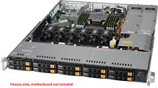 Supermicro CSE-116AC10-R860CB-N10 1U Chassis w/ 860W, 10 Nvme HDD trays picture