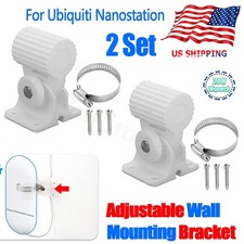 2pcs For Ubiquiti Nanostation Adjustable Wall Bracket Loco5AC NS-5AC LocoM5 NSM5 picture