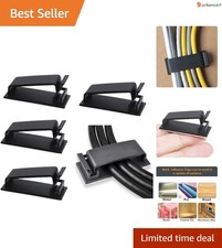 50-Pack Self-Adhesive Cable Management Clips for Home & Office picture