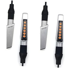 Mini Led Turn Signal Lights () Sequential Sliver-4pcs picture