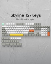XVX Low Profile PBT Keycaps 131 Keys Dye-Sub Side Print MX Mechanical Keyboard picture