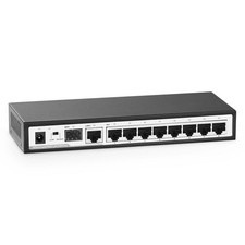 10 Port Gigabit Ethernet Switch 8 x 100/1000Mbps Ports 1 Gigabit Uplink 1 Gig... picture