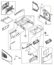 Sparepart: HP Inc. Cover Right Assembly, RM1-1076-000CN picture