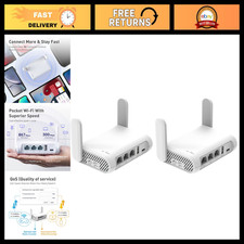 AC1200 Dual-Band Travel Router - Pack of 2, Portable Wi-Fi Hotspot, Secure Conne picture