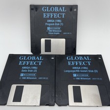1992 GLOBAL EFFECT GAME AMIGA COMPUTER 3.5