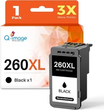 1PK PG-260XL Black Ink Cartridge Replace For Canon 260XL Ink PIXMA TS5320 TS6420 picture