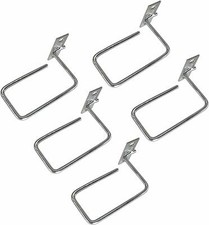 CNAweb 1U Vertical Network Rack Cable Management Minder D-Ring Hook Pack of 5 picture
