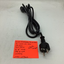 Volex European Locking Power Cords EUL, 6’6”/198.12cm(20 pc in Lot) 2490-outrack picture