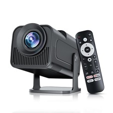 Smart Projector with Wifi and Bluetooth 5.4 Mini Portable, Small Size, Black picture