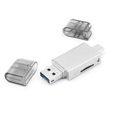 Chenyang  USB-C Type C Micro SD Card Reader TF T-Flash Memory Card USB Adapter picture